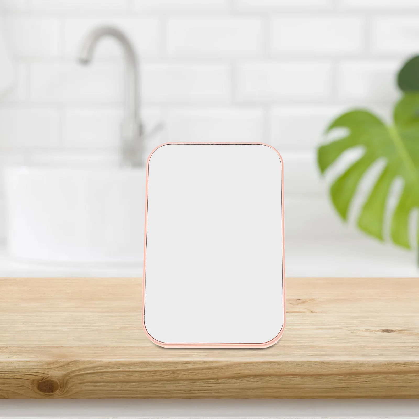 2Pcs Desktop Make-Up Spiegel Tragbare Dual Verwenden Freistehende Wand Eitelkeit Prinzessin Stil Kleine Tisch Spiegel