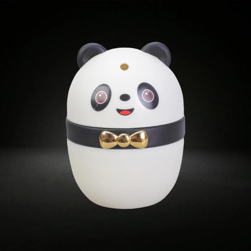 Boîte à dents Panda pratique avec base stable pour les décors maison du restaurant