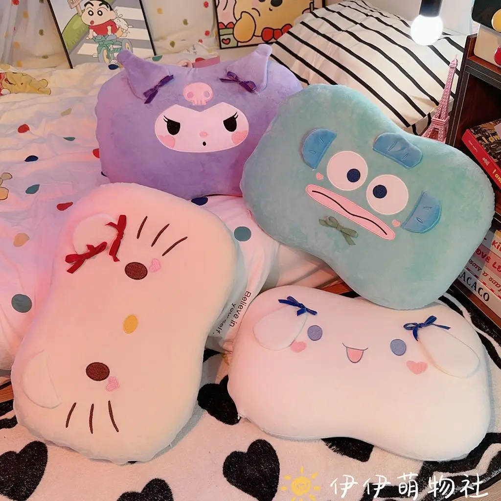 

Hello Kitty Sanrio Cartoon Kuromi Memory Cotton Cushion Pillow Office Napping Neck Protection Lying Pillow Detachable Washable