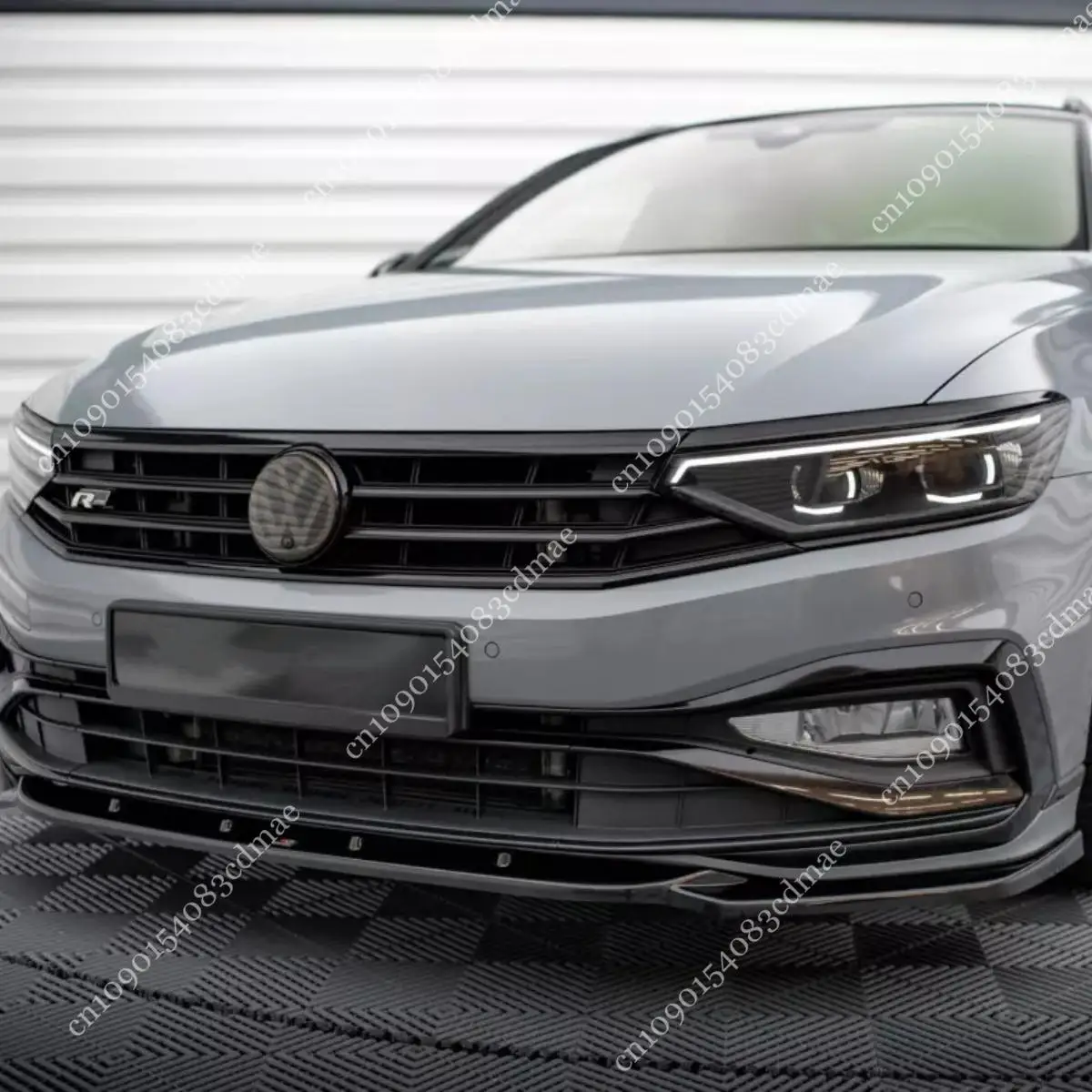 

Декоративные черные наклейки для решетки радиатора VW Passat B8 2019-2023 (рестайлинг B8.5), накладки на фары, ABS-комплекты для кузова