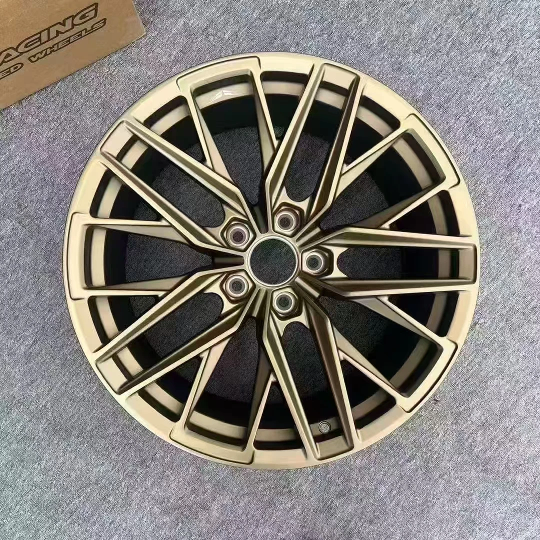 18/19 Inch Matte Bronze Matte Black Flow Form Aluminum Alloy Passenger Car Wheels 5x115 5x120 DOT Certified Rims