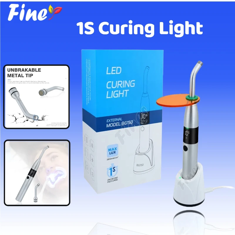 Dental-Lichthärtungslampe UV-Harz-Härtelampe 1 Sek. Dental-Photopolymerisationslampe LED-Dental-Photopolymerisationslampe Zahnmedizinisches Instrument