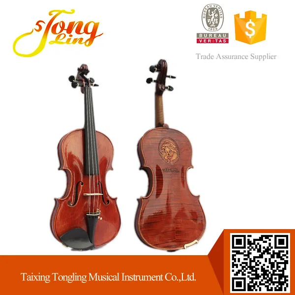 

Professional 4/4 Full Size Acoustic Violin Premium Stringed Instrument For Universal Student Beginners Practice Training