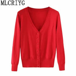 Primavera della signora Maglione Lavorato A Maglia Più Il Formato 5xl Cardigan per Le Donne A Maniche Lunghe Cardigan Femminile Breve Maglie e Maglioni suéter mujer YQ213