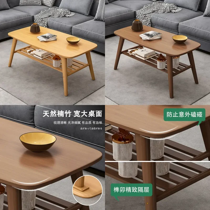 Nordic Modern Square Coffee Table Light Luxury Living Room Side End Table for Small Apartment Sofa Simple Home Furniture