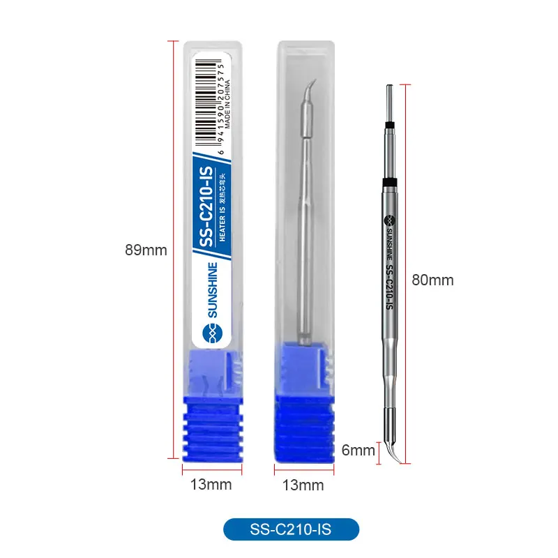 SUNSHINE C210 Series Integrated Soldering Iron Tips and Heating Core Efficient Heat Conduction Temperature Recovery for S210