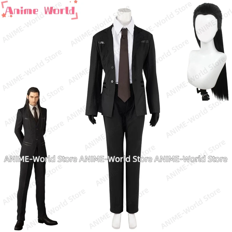 《حجم مخصص》لعبة فاينل فانتسي السابع طبعة جديدة من جديد FF7 تسينغ أزياء تنكرية للهالوين شعر مستعار دعائم حفلات الهالوين