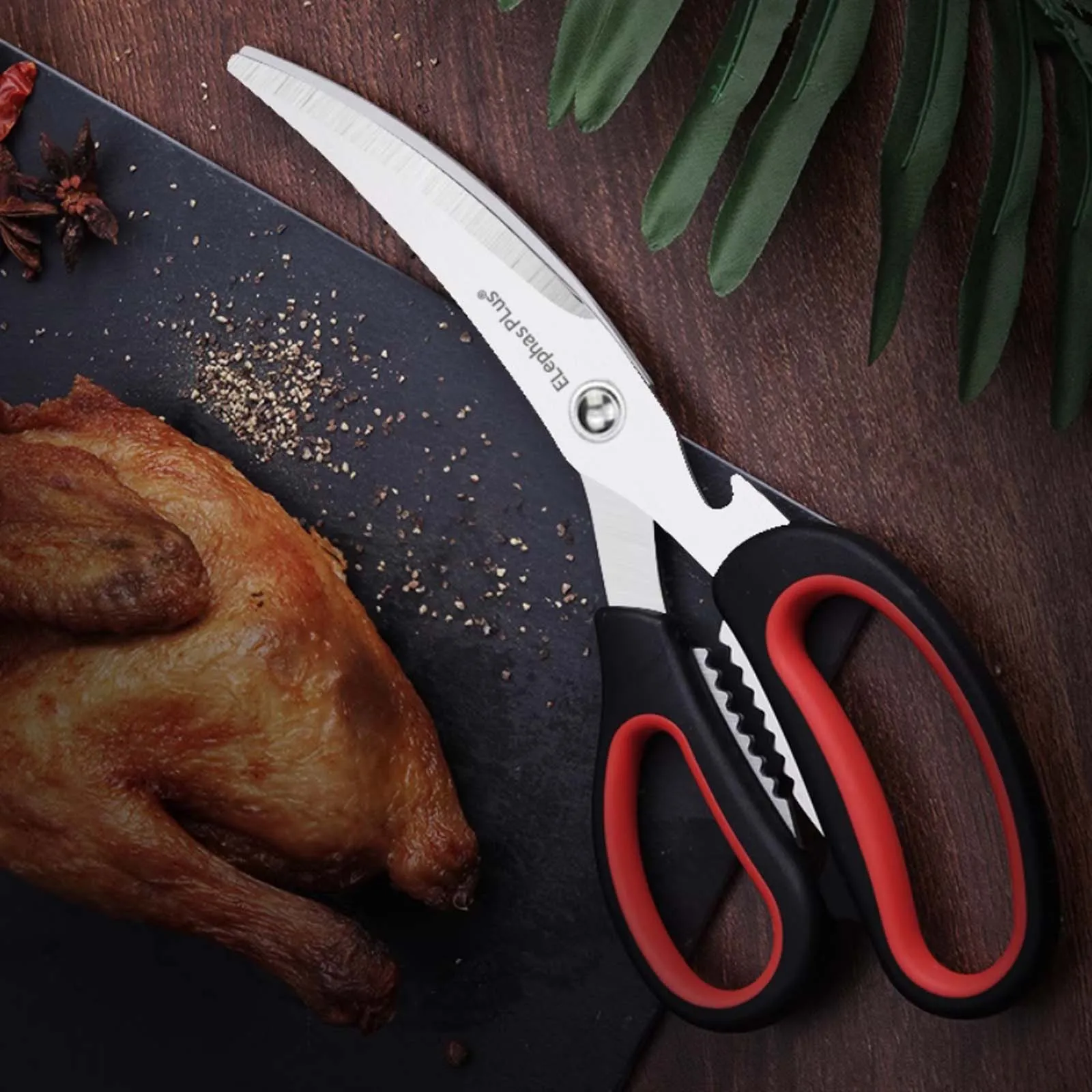 

Multifunctional Food Scissors for Kitchen Barbecue Chicken Steak Scissors