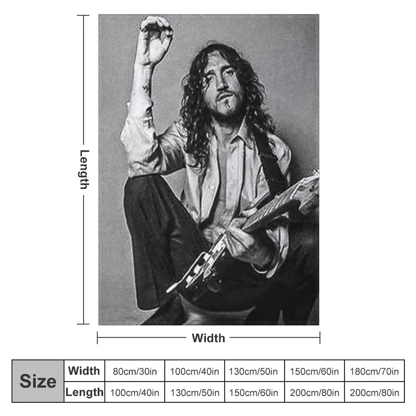 john frusciante Throw Blanket blankets ands Furry Custom Soft Blankets