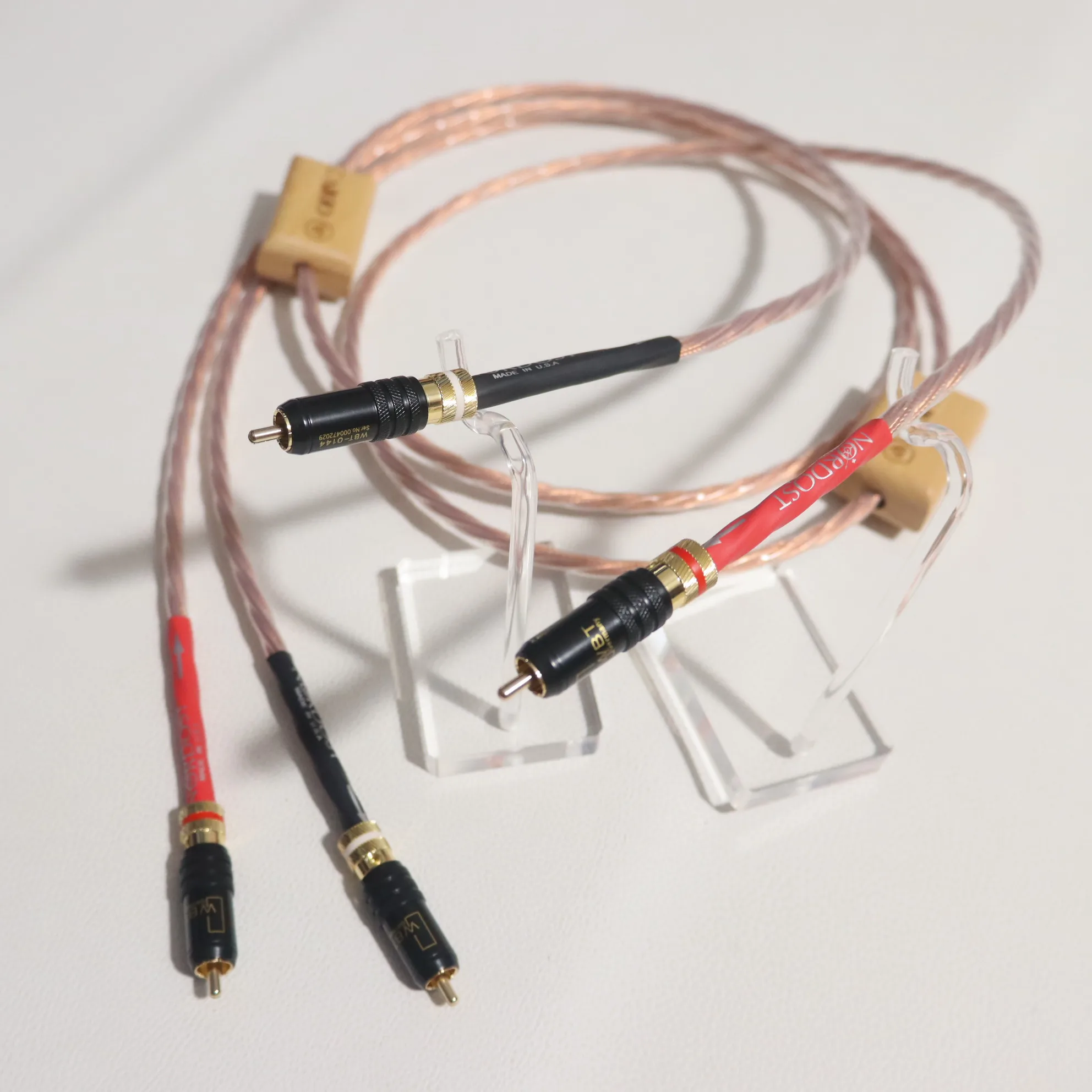 Kabel Audio HiFi RCA ZUIDID 2025 model terbaru, 7N OCC tembaga kristal tunggal, kabel CD Amp dengan konektor WBT performa tinggi asli