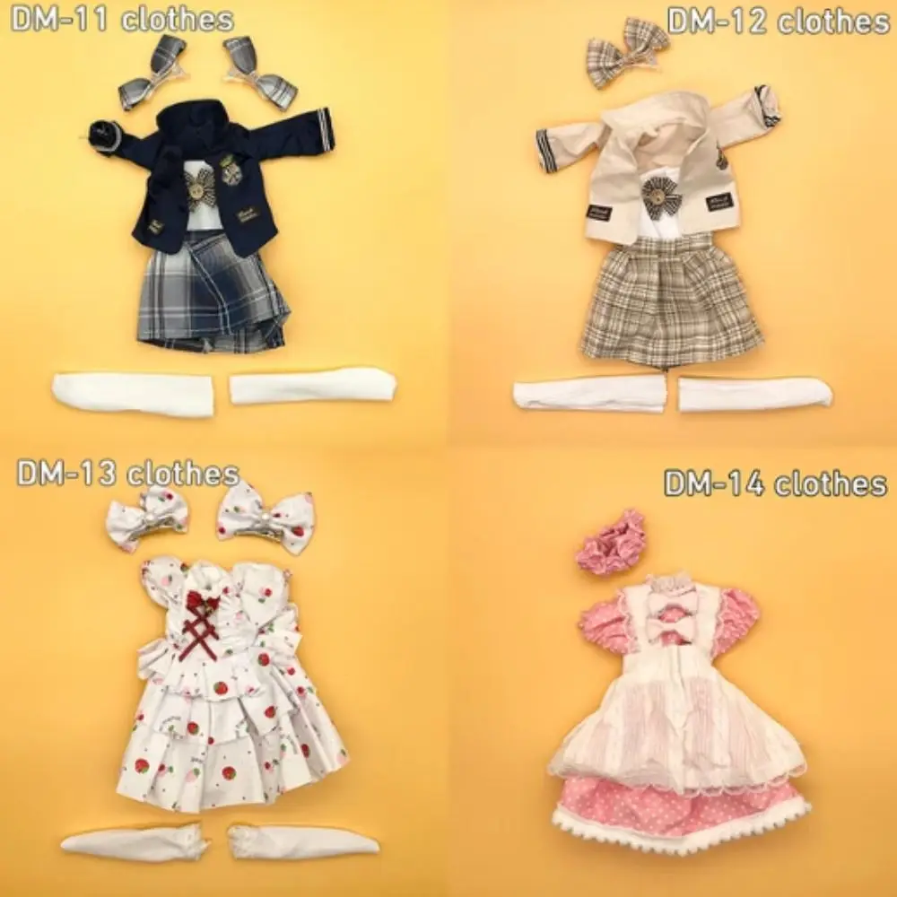Skirt 30cm BJD Doll Clothes Colorful Kawaii 1/6 Bjd Doll Clothes DIY Toys Movable Body 11 Inch BJD Dolls Dress Girls Toys