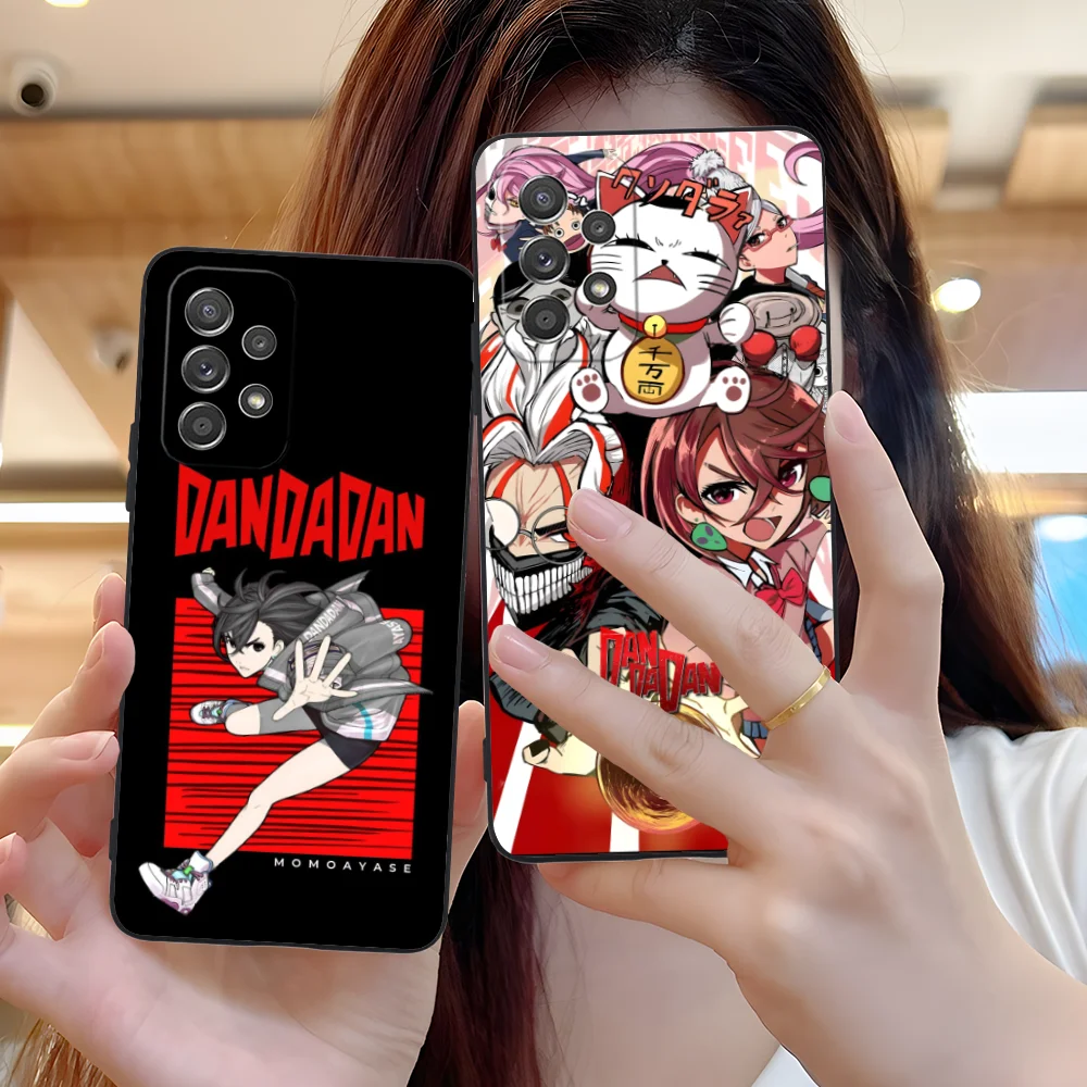 Anime Dandadan Phone Case for Samsung Galaxy A73 72 71 70 55 54 53 52 35 34 32 23 14 13 5G Black Cellphones Smartphone Cover