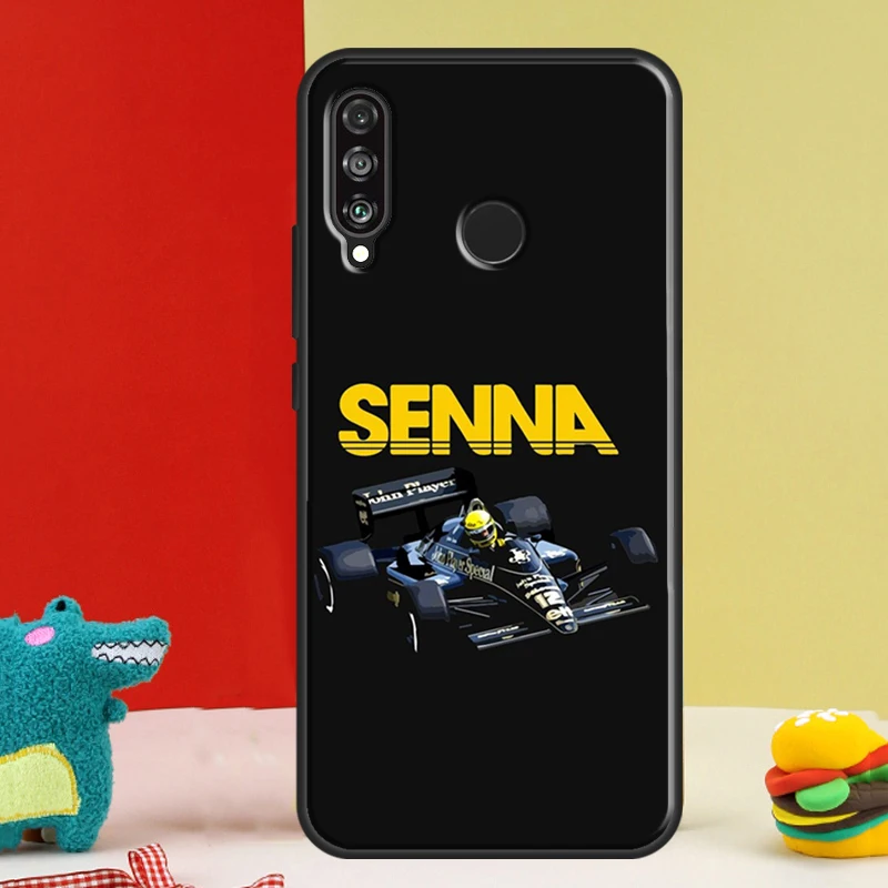 Ayrton Senna F1 For Huawei P30 Pro P60 P50 P20 P40 P Smart Nova 9 5T Honor Magic 5 Lite X8 X9 a 50 70 Case