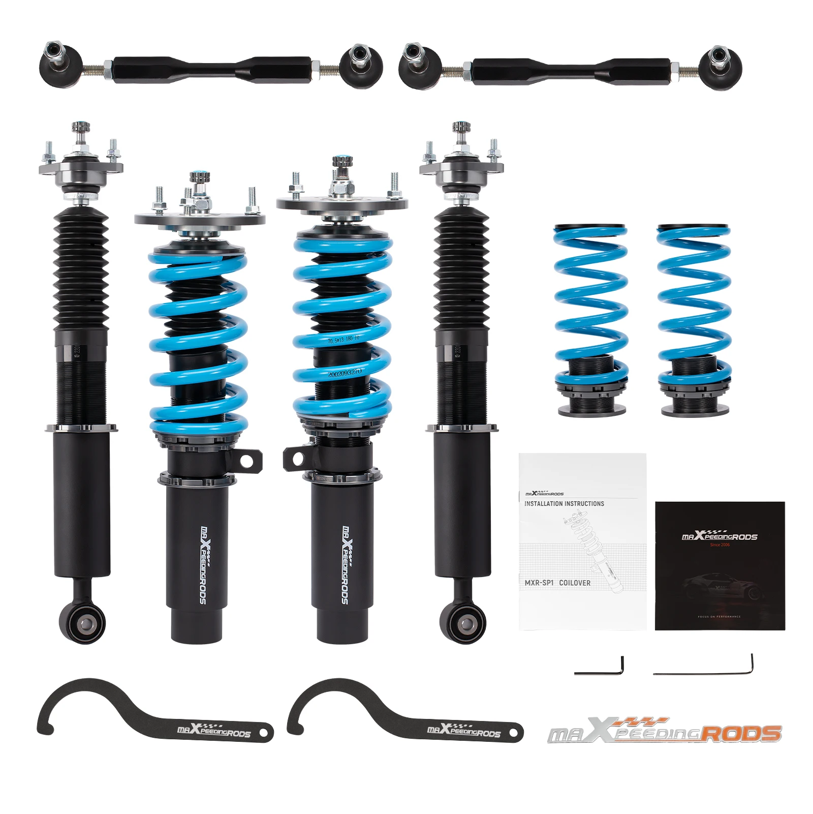 MaXpeedingrods Coilovers Lowering Suspension Kit for BMW Z4 Roadster E85 Coupe E86 2003-2009