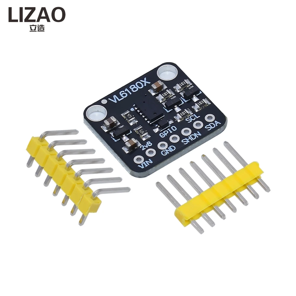 LIZAO VL6180X Optical Ranging Sensor Module, 3.3V 5V I2C Range Finder with Gesture Recognition for Arduino