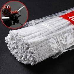 50Pcs Smoking Pipe Cleaners Blend Cotton Rods Tobacco Smoke Mouthpiece Convenient Disposable Cleaning Tool Smoking Accessories