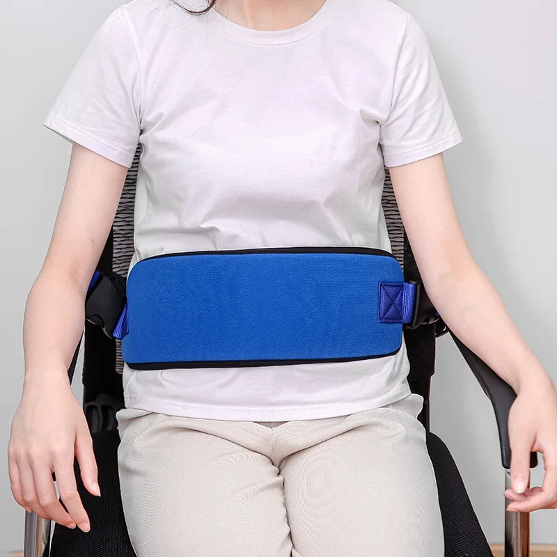 

Пояс для инвалидной коляски, дышащий регулируемый безопасный ремень для кресла для больниц, домашний ремень для кормления, поясной ремень для пожилых людей