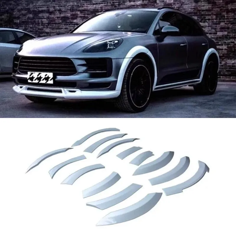

For Porsche Macan 14-21 Wheel Eyebrow Fender Flares Arch Modified Wheel Protector Guard Car Accessories