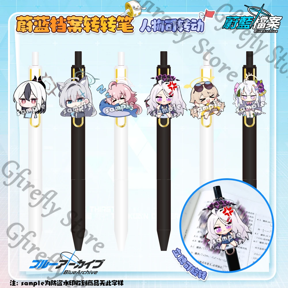 

Blue Archive Anime Quick-dry Takanashi Hoshino Ambitus Sunaookami Shiroko Acrylic Press Creativity Gel Pen Stationery Gift