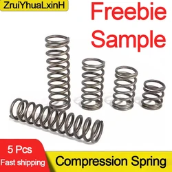 5Pcs/Lot 0.5mm 0.8mm 1.0mm Micro Small Compression Spring ，Compression spring sample. Limited editions.