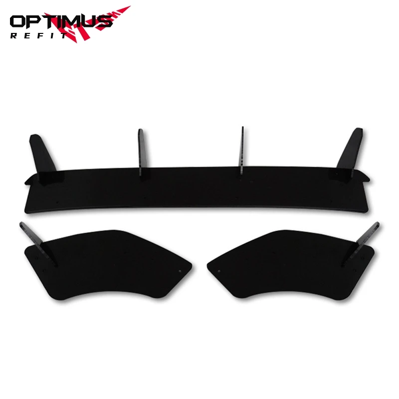 For Volkswagen Golf 7 MK7 GTI 2013-2016 Car Rear Bumper Diffuser Splitter ABS Rear Lip Blade Spoiler Body Kit Accessories