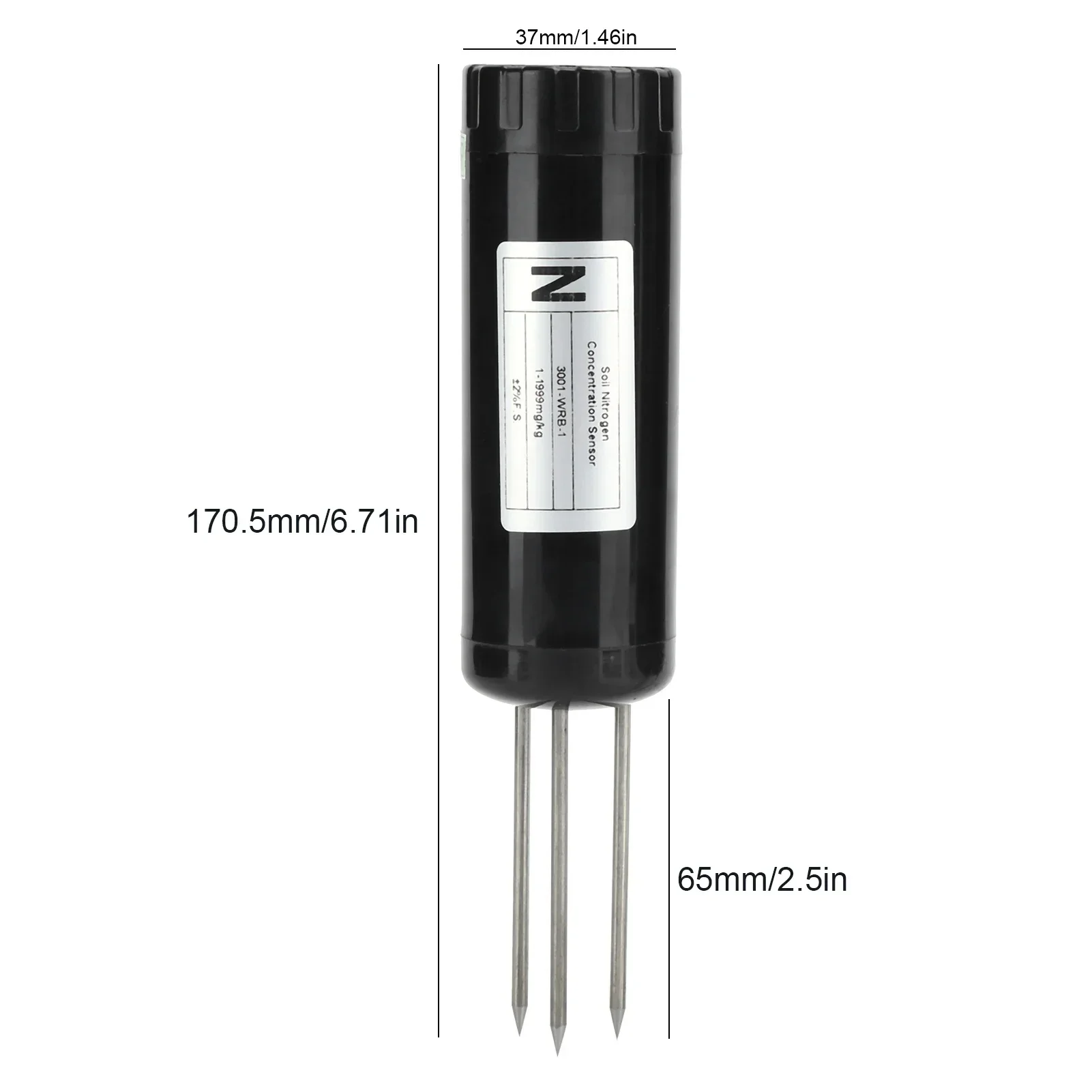 كاشف التربة التربة NPK الاستشعار اختبار التربة المغذيات ذكي كاشف الأسمدة متر مع بطارية البستنة أداة اختبار التربة #3