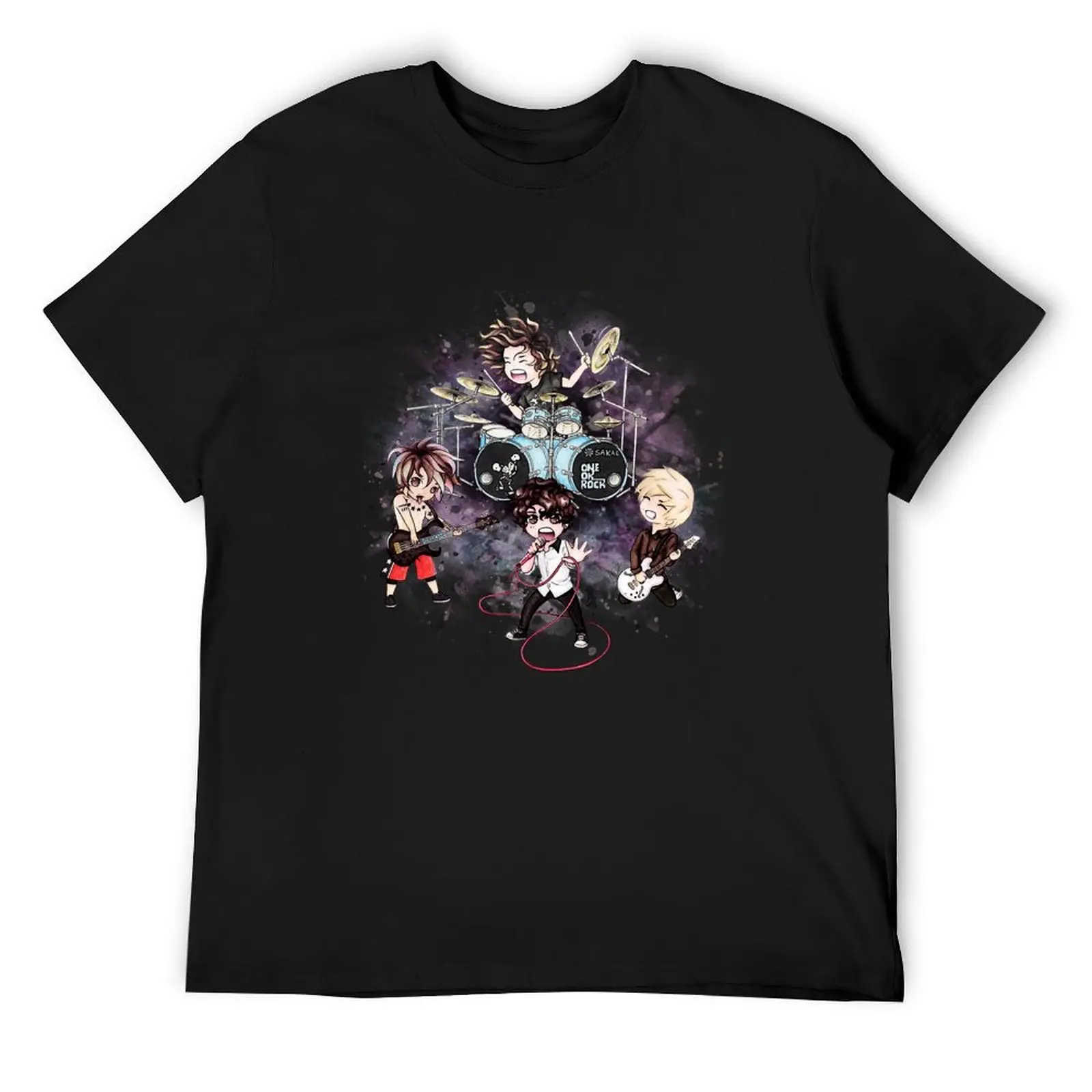 

Chibi ONE OK ROCK T-Shirt man t shirt cheap stuff basketball graphic tees quick drying t shirts for men cotton