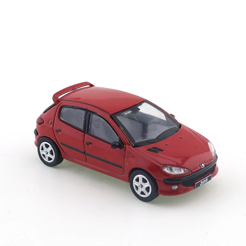 DCT 1/64  Peugeot 206 5-door Red  Black  Green Diecast Automotive Model Ornaments Cas Toys Gift Decorations