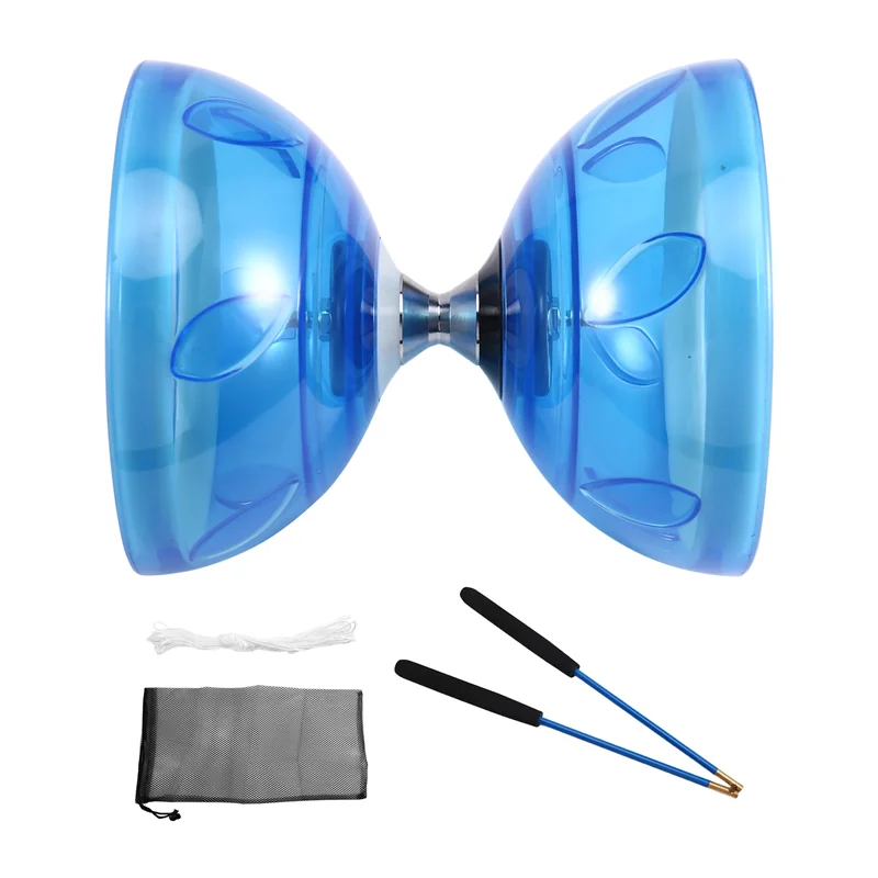 

JY-Фитнес для Diabolo Fiver-Bearing с двойной головкой для игр на открытом воздухе йо-йо для Diabolo для детей пожилого возраста S