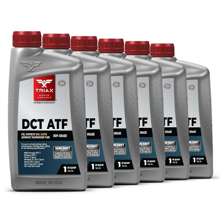 

TRIAX DCT ATF Full Synthetic Dual Clutch Automatic Transmission Fluid OEM Grade Compatible with Direct Shift Gearboxes and Dual