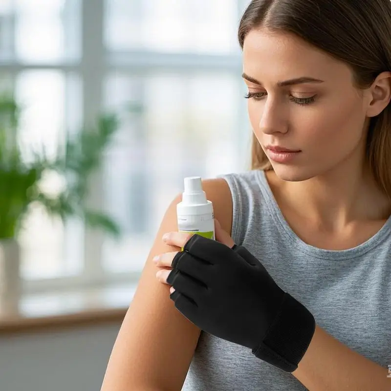 Hand Ice Pack Hot And Cold Hand Compression Gloves Home Daily Supplies For Family Friends Mom Dad Desk Offices Winter Hot Day