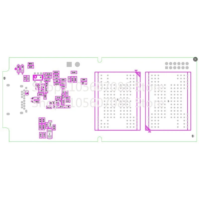 Suitable for SM2320 BGA152 High-speed Main Control Board 4 Stickers USB3.2 U Disk DlY Main Control Board