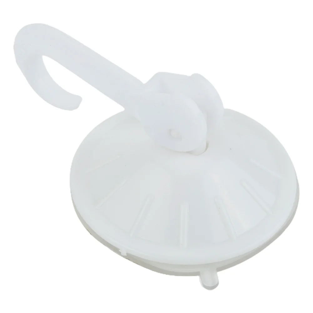 Strong and Suction Cup Hooks, 4 PCS Bathroom Hangers for Glass, Tile, and Non Porous Surfaces, Easy Installation