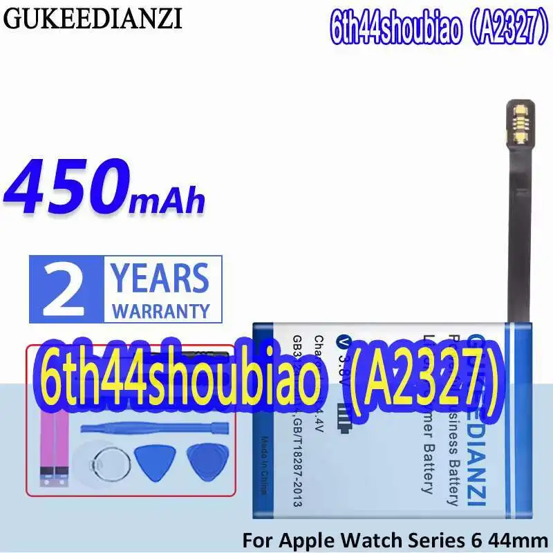 

450 мАч для Apple Watch Series 6 S6 44 мм A2327 Длительный аккумулятор