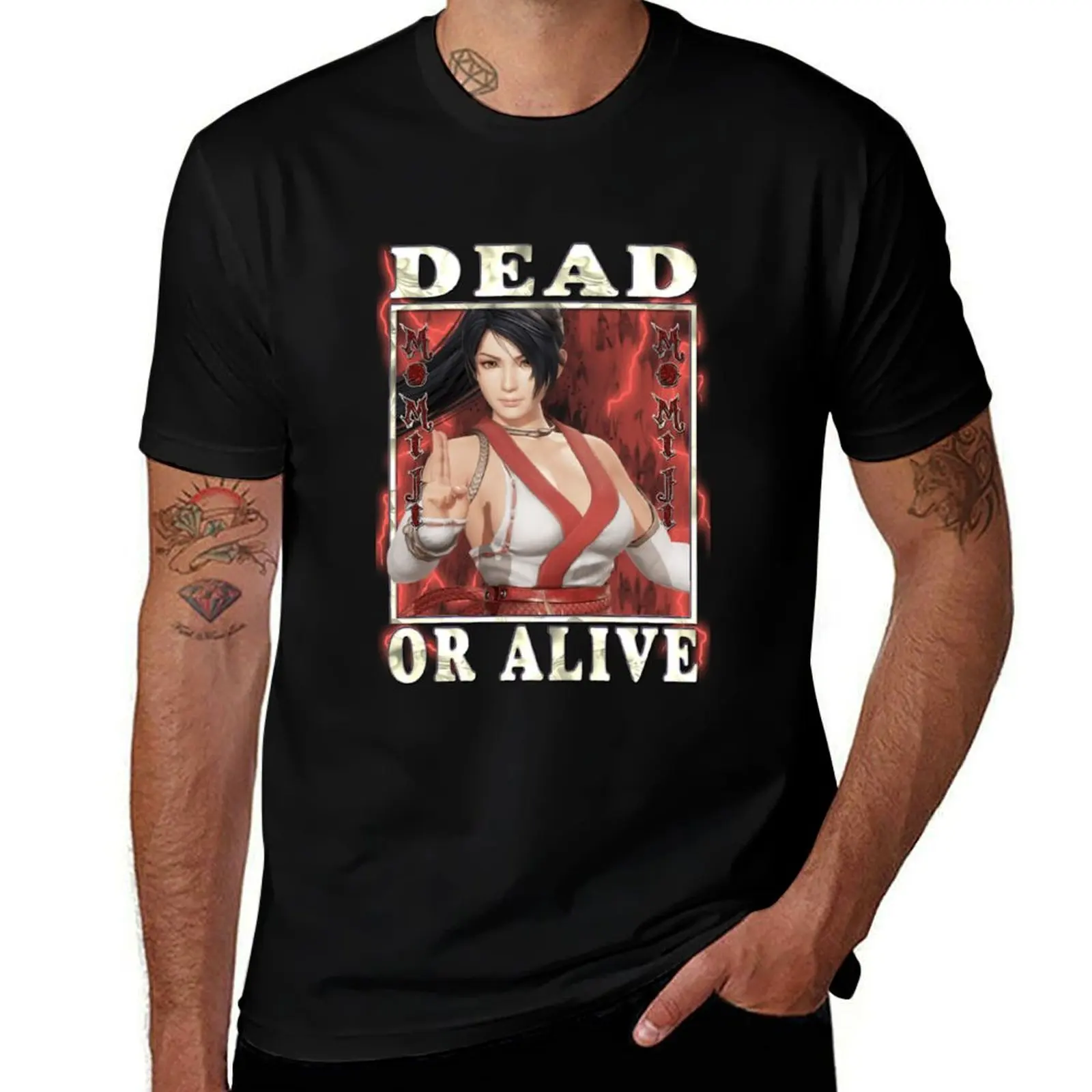 

Dead or Alive 6 - Kunoichi Momiji DOA/DOA6 T-Shirt heavyweights summer clothes fitted t shirts for men