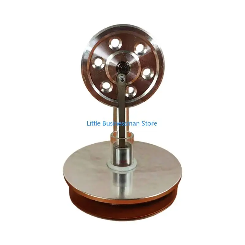 Stirlingmotor, 2,95 Zoll Durchmesser, 3,94 Zoll Höhe, funktioniert auf Kaffeetasse für lustige Physik-Anzeige M76A – Detail 2
