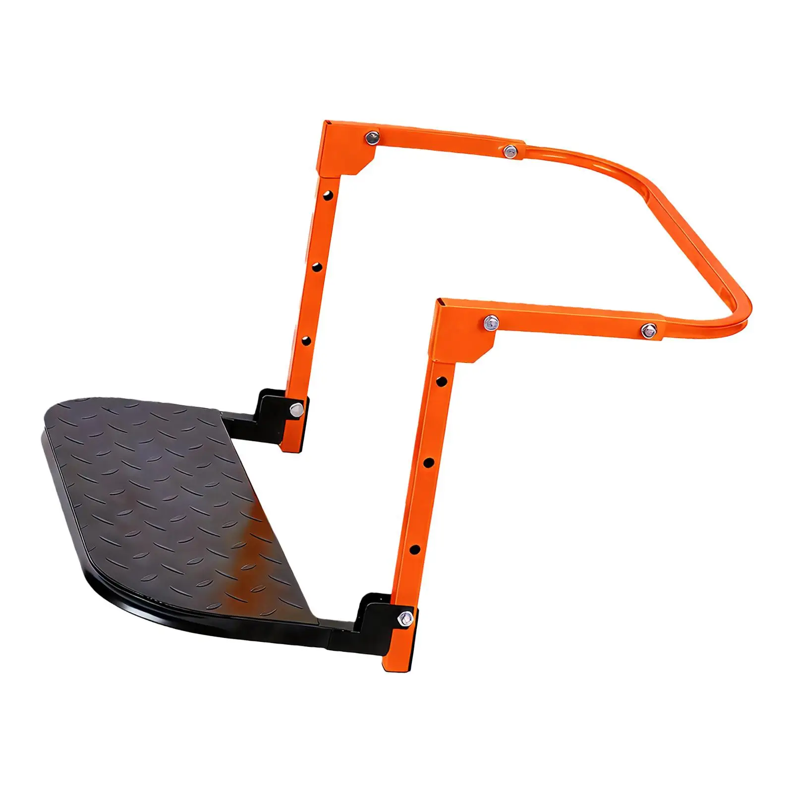 

Heavy Duty Foldable Tire Step Nonslip Adjustable Pedal for Pickup Truck SUV Van Garage Maintenance