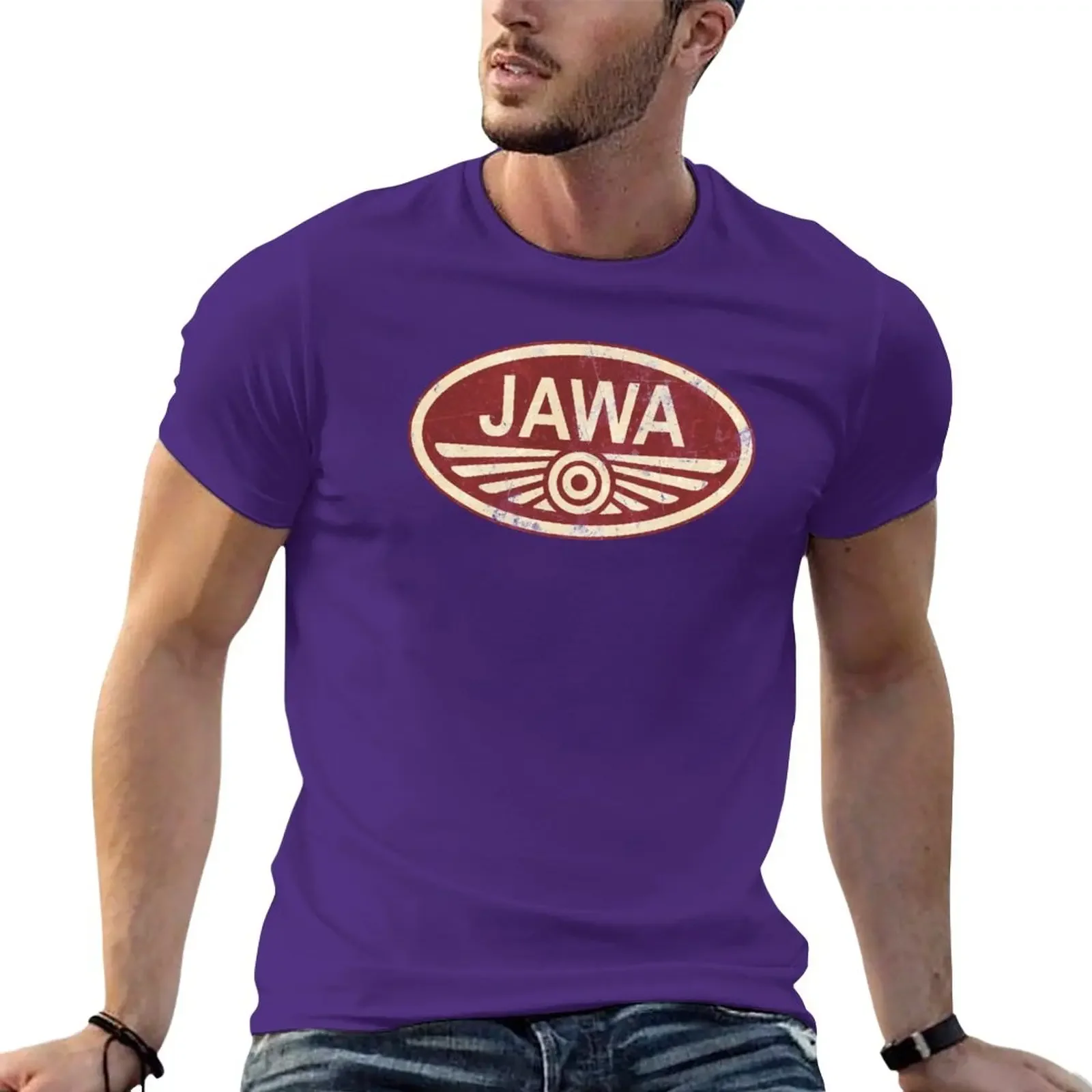 New Jawa Motorcycle Retro T-Shirt for a boy shirts graphic tees mens t shirt mens designer clothes new in tops & tees harajuku