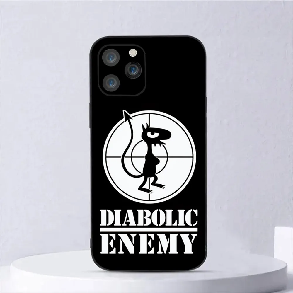 D-Disenchantments Phone Case For iPhone 15,14,13,12,11,Plus,Pro Max,XS,X,XR,SE,Mini,8,7 Soft Silicone Black Cover