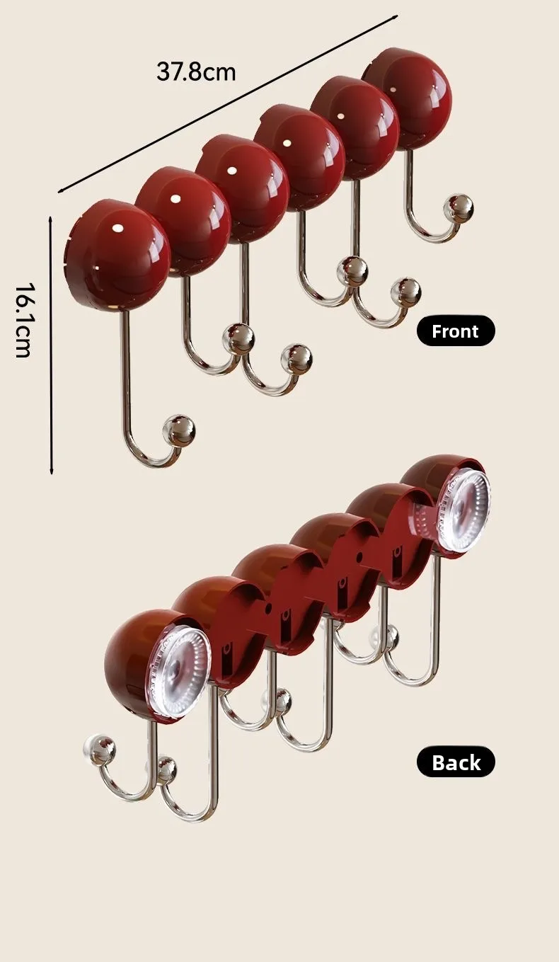 Wall Coat Rack Living Room Adsorption Type Hallstand No Need for Drilling Accessory Hat Racks Entrance Hall Furniture Coat Rack