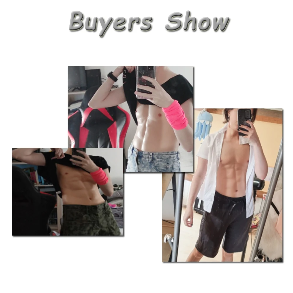 Realistic Silicone Fake Chest Muscle Male Suit Men Artificial Simulation Muscles Cosplay Muscle Suits Costume Silicone False abs