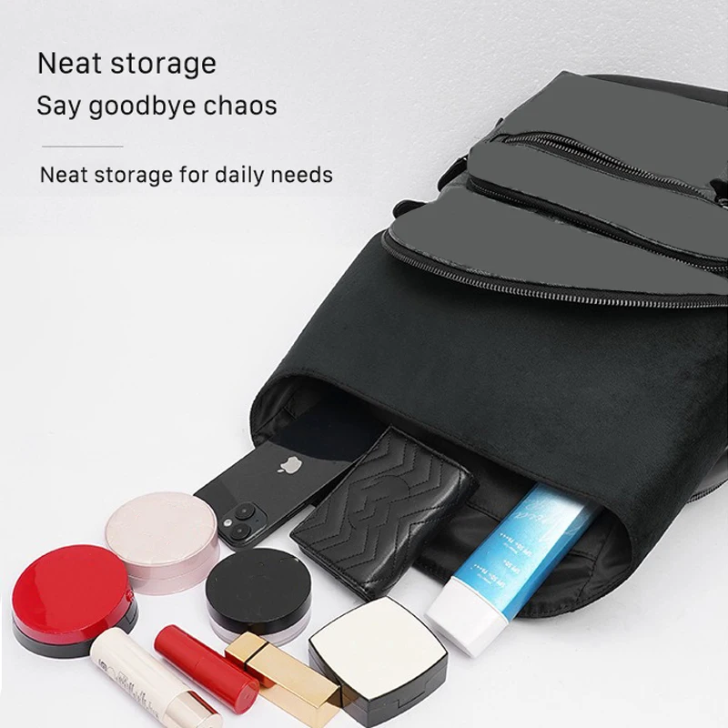 EverToner فلنلت إدراج مقسم حقيبة ل Co-ch West 35 حقيبة الظهر الداخلية حقيبة المشكل السفر تخزين حقائب مستحضرات التجميل المحمولة #6