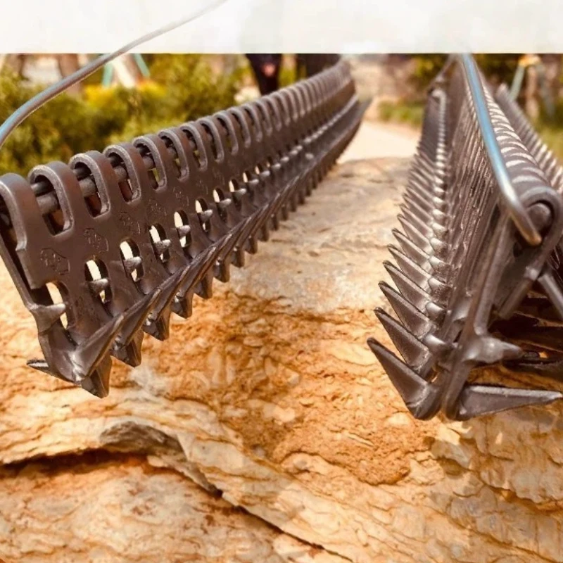 Fishing Weed Rake Single Double Row Water Grass Remover Aquatic Weed Cutter Fishing Pond Lake Underwater Aquatic Plants Tackle