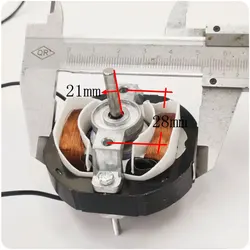 YJ58 CW clockwise 2 Poles 4mm Shaft Dia 2600RPM Shaded Pole Motor AC220V 12-14W around Ventilator Warm fan YJ58-12