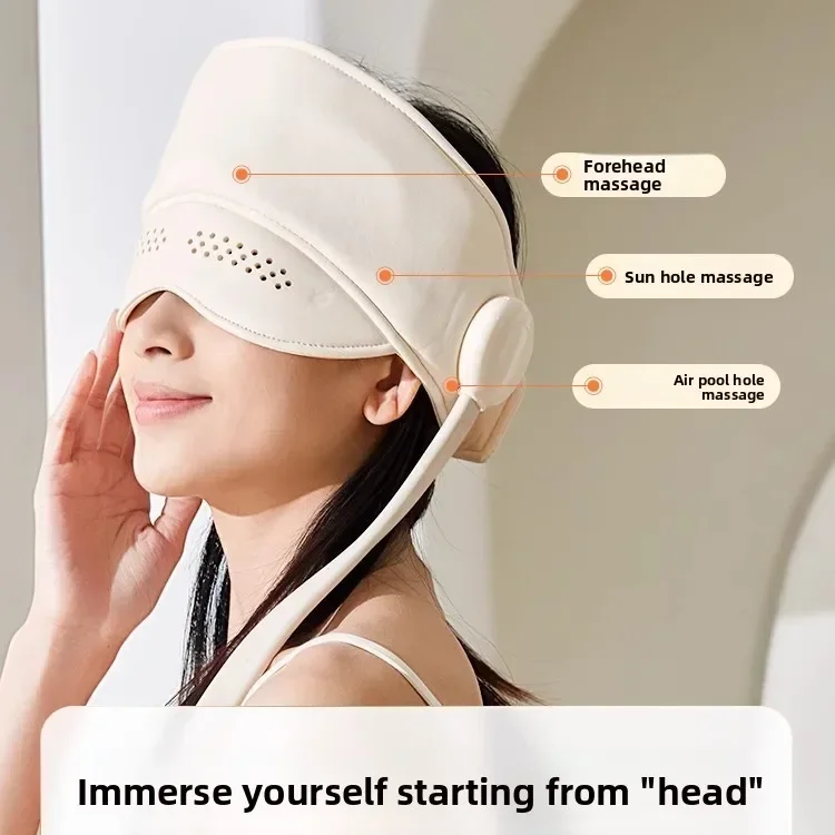 

Practical bestseller Head Massager Electric Airbag Massager Eye Hot Compress Head and Eye Integration