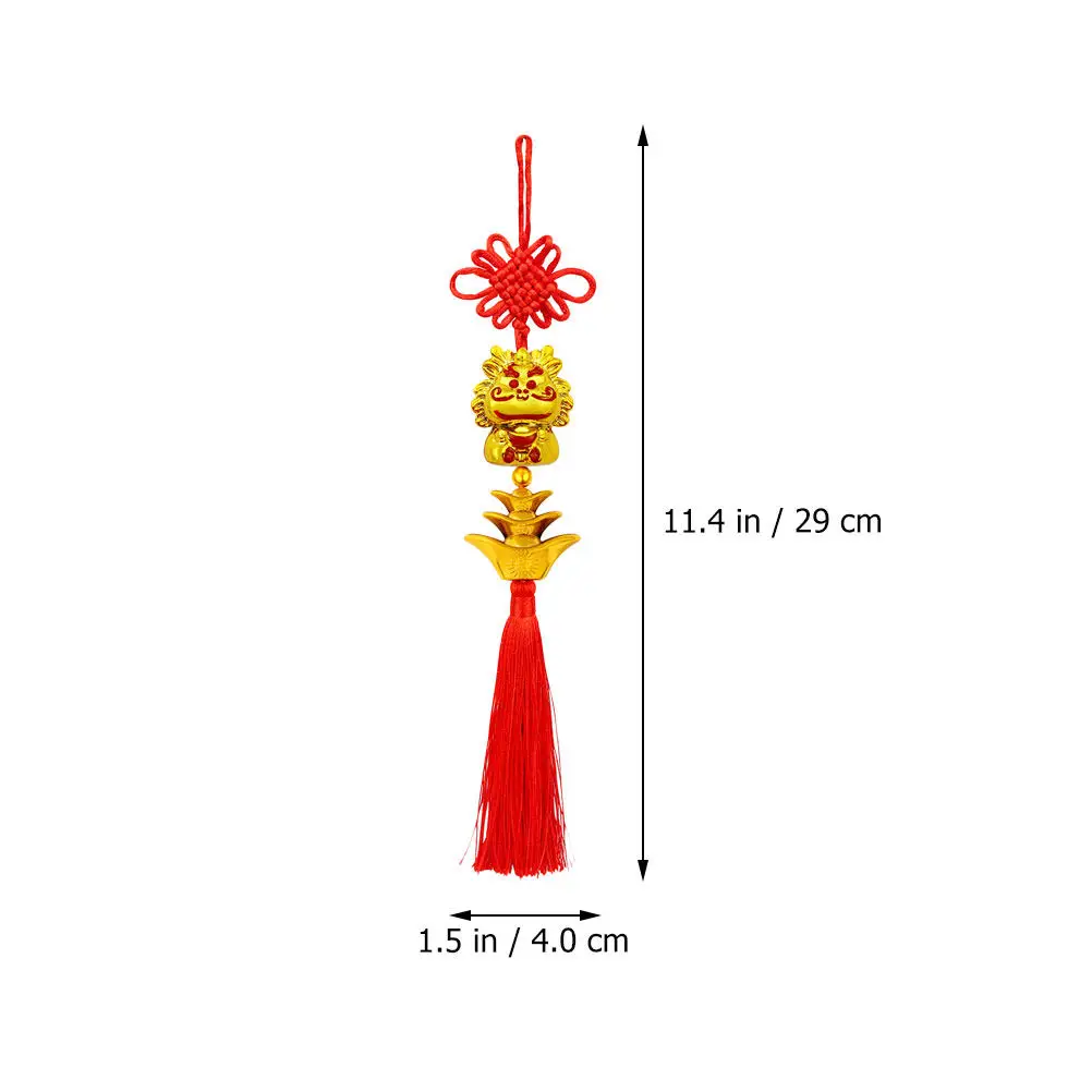 5Pcs Chinese New Year Dragon Tassel Pendant Hanging Ornament Classic Festival Home Wall Door Decoration for Spring Festival view 4