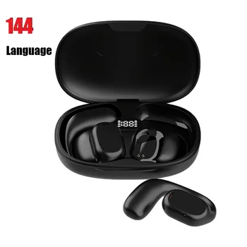 Smart Translator Earbuds 144 Languages ​​AI Voice Conversion Translate Real-time Support Offline 4 Translation Modes for Travel