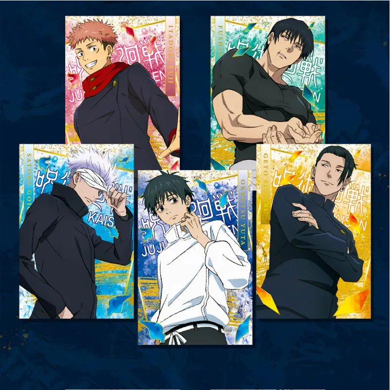 Newest Case Wholesale Jujutsu Kaisen JJK Acrylic Card Slab Brick Global Trading Japanese Anime Gojo Nanami ACG TCG Hobbies Gift