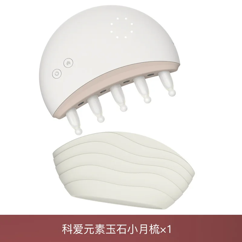 Xiaoyue Comb Jade Head Massage Meridian Comb Scrapping Plate Comb Head Massage Comb Facial Gua Sha Scraping Massage Tools