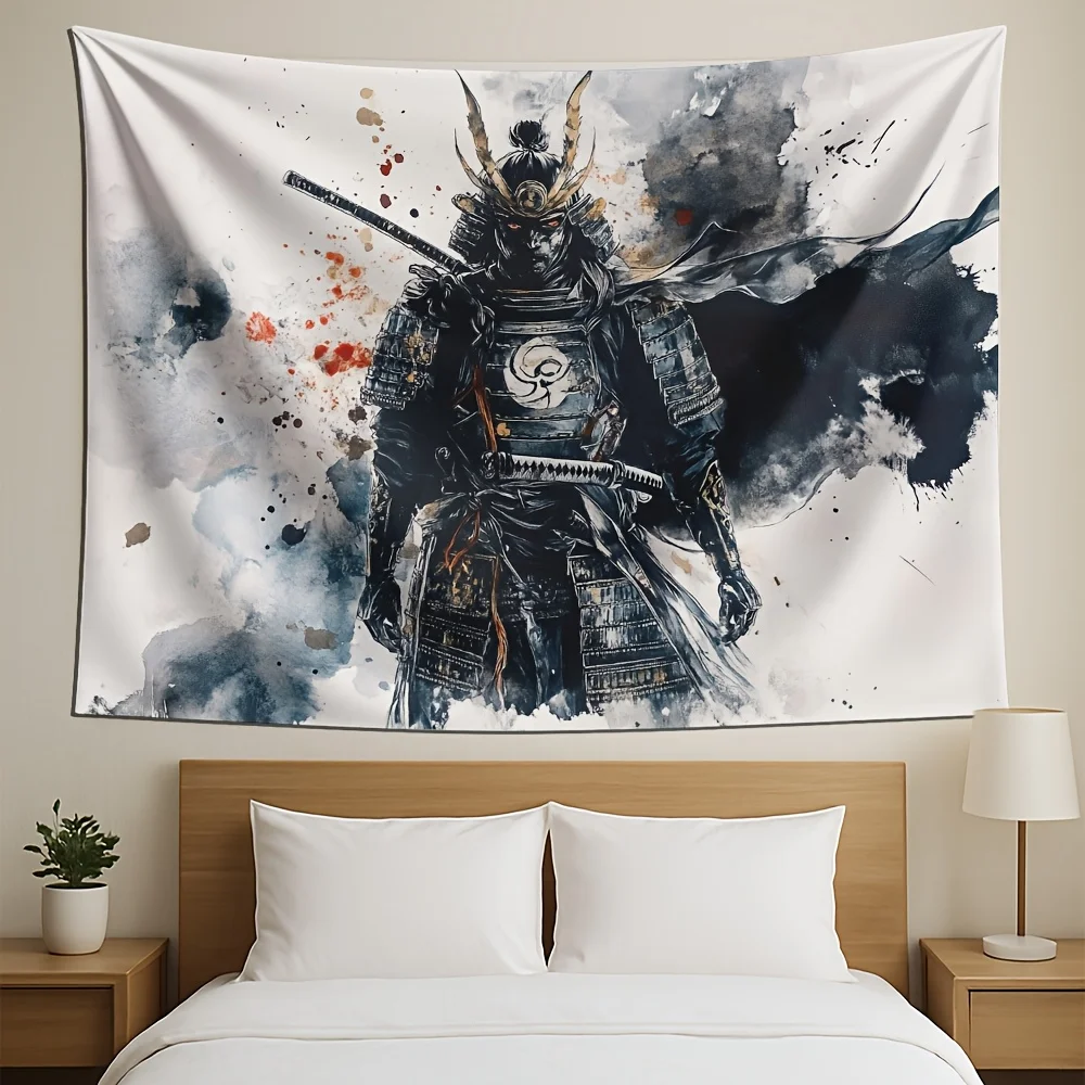 tapecaria-de-guerreiro-samurai-–-armadura-em-negrito-tinta-dramatica-detalhes-intrincados-e-simbolismo-cultural-para-decoracao-de-casa-japonesa-e-artistica